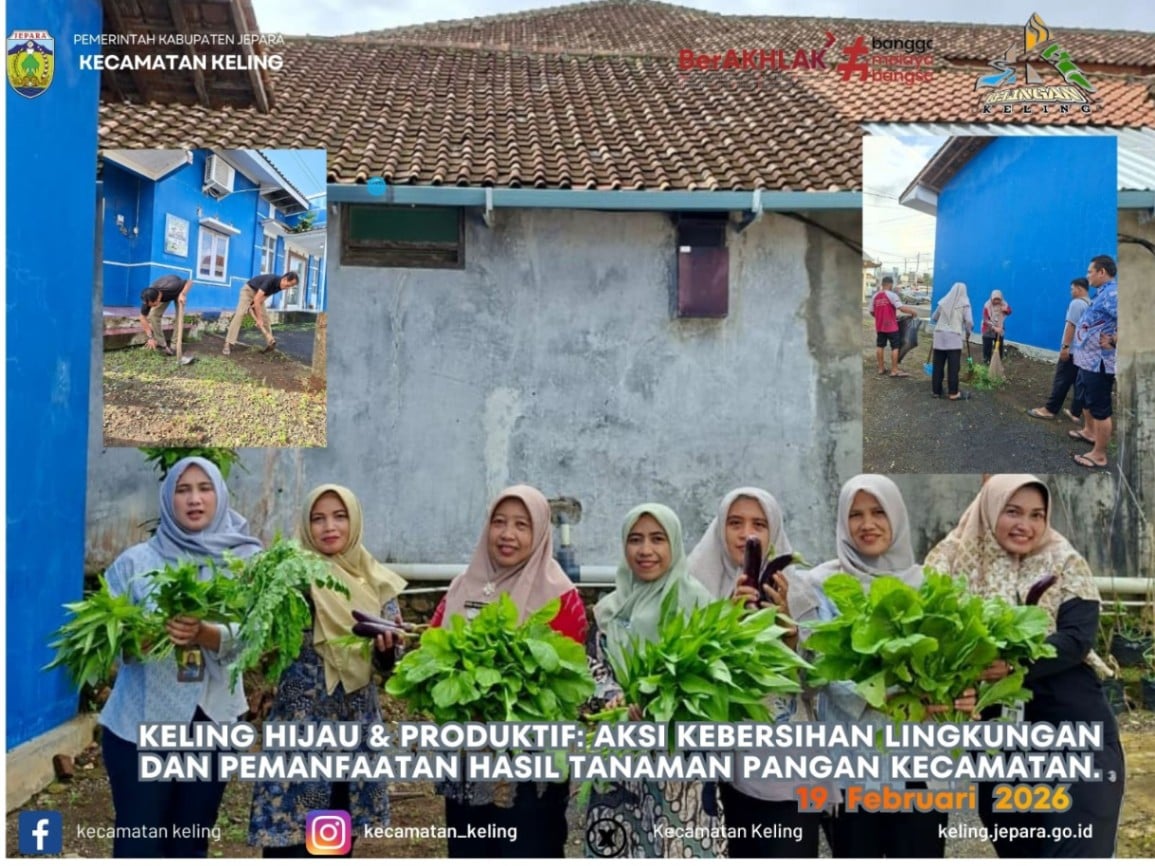 Puasa Tetap Produktif: Kecamatan Keling Kompak Jumat Bersih dan Borong Hasil Panen Kebun Sendiri